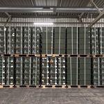Ca. 500x Defensie kist, groen